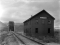 Abandoned Miles Glacier Station and bridge