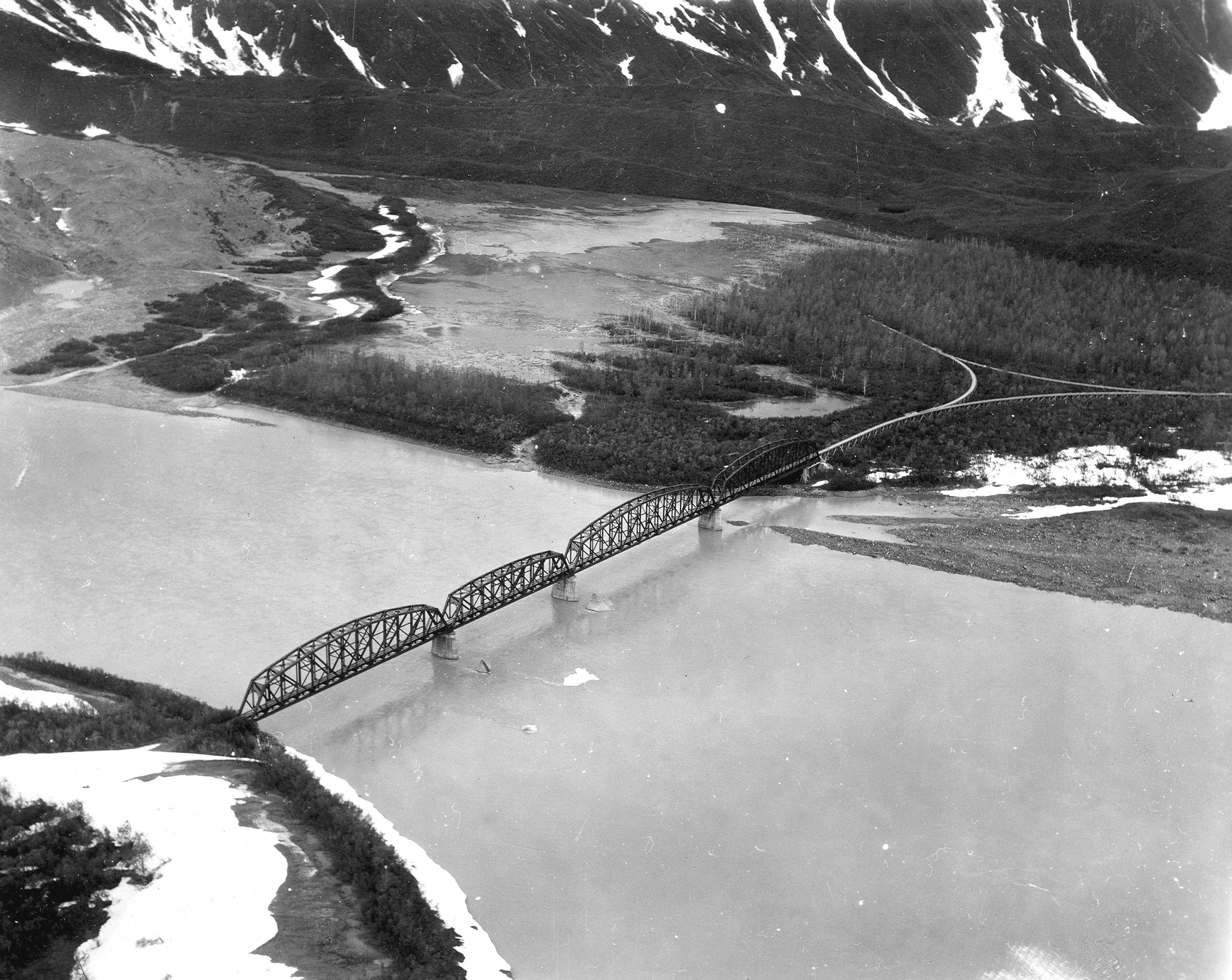 Miles Glacier Bridge - June 1956