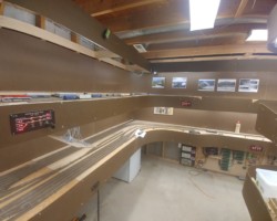 Looking the other way down the Cordova / McCarthy yards, along with the new Nicolai Jct CTC repeater on the top fascia and McCarthy in the back.