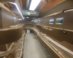 Looking back up the long aisle, Eyak on the bottom right, Gilahina on the upper right. Strelna upper left, Alaganik lower left.